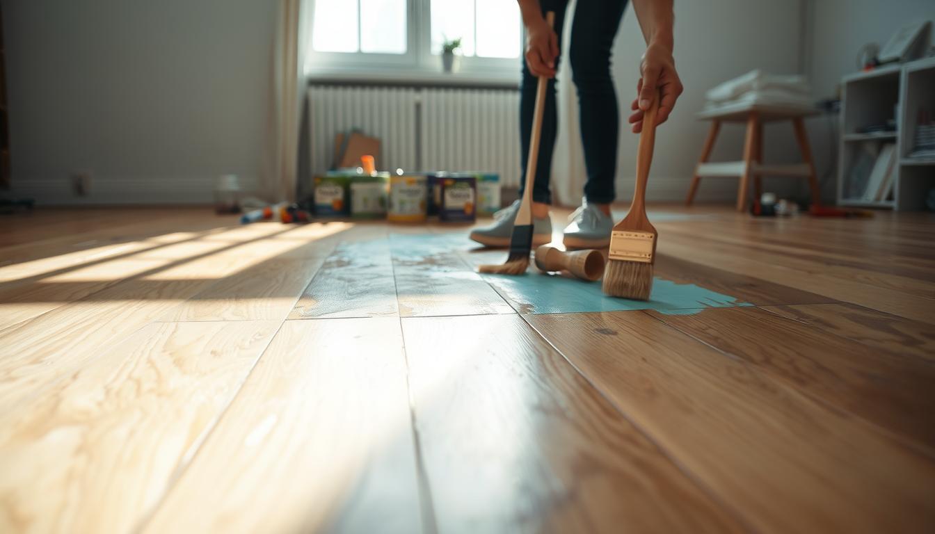 farby do malowania paneli podłogowych