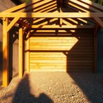 jak zbudować wiatę przy ścianie