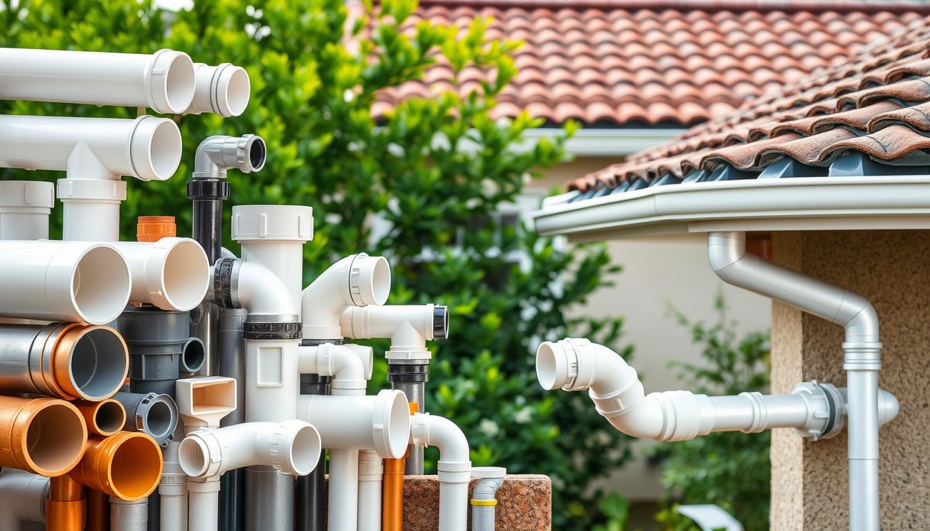 jakie rury do odprowadzenia wody z rynien